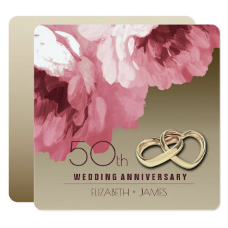  50th  Wedding  Anniversary  Cards Invitations  Zazzle co uk 