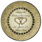 50th Wedding Anniversary Porcelain Plate