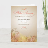 50th Wedding Anniversary, Religious Lord Bless & K