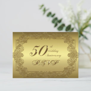 50th Wedding Anniversary RSVP
