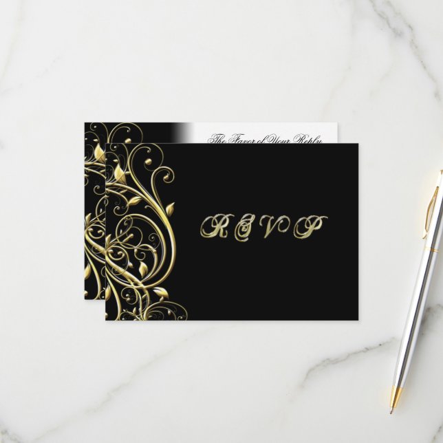 50th Wedding Anniversary RSVP (Front/Back In Situ)