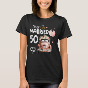 50th Wedding Anniversary Shirt - Just Married 50 Y