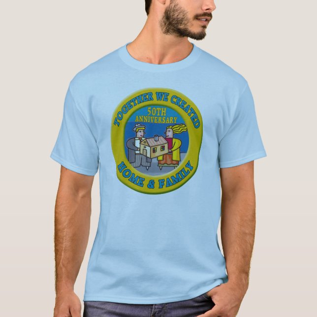 50th Wedding Anniversary T-shirt (Front)