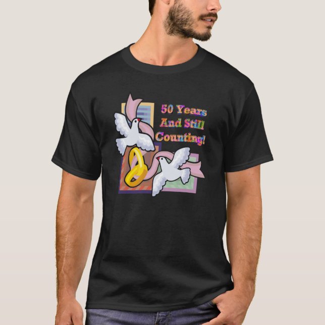 50th Wedding Anniversary T-shirt (Front)