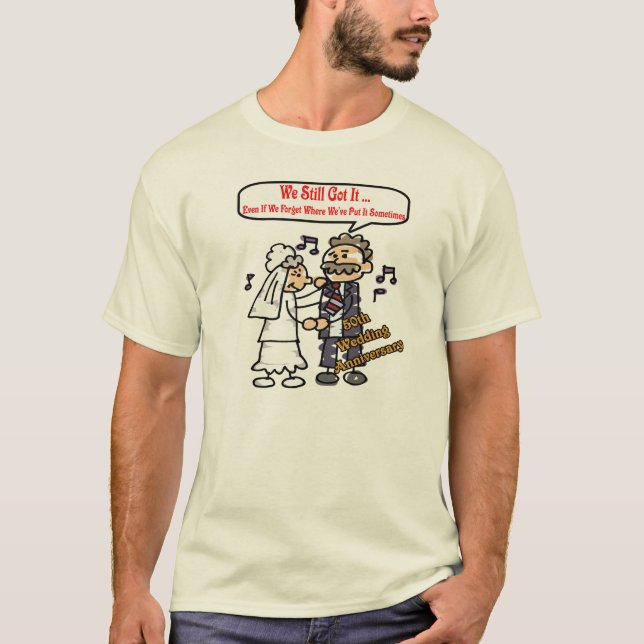 50th Wedding Anniversary T-shirt (Front)