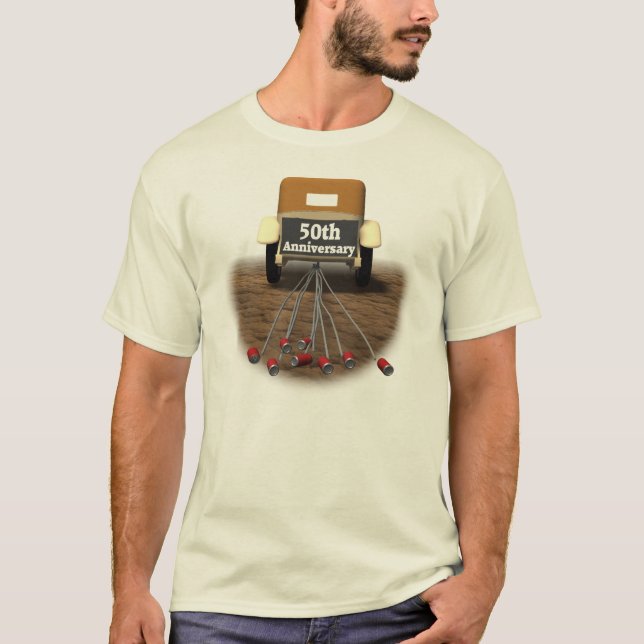 50th Wedding Anniversary T-shirt (Front)