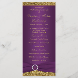 50th Wedding Anniversary Vow Renewal Program Programme