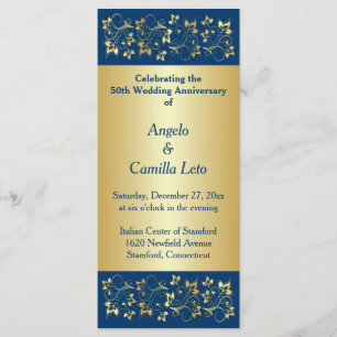 50th Wedding Anniversary Vow Renewal Program Programme