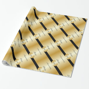 50th Wedding Anniversary Wrapping Paper