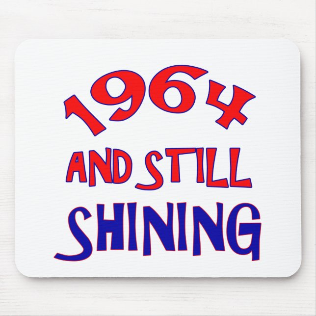 50years Old birthday designs Mouse Mat (Front)