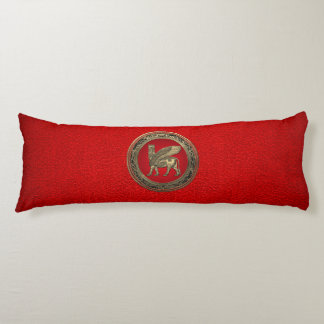 [510] Assyrian Winged Bull - Gold Lamassu Body Cushion