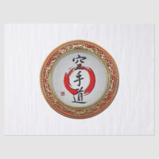 [510] Japanese calligraphy - Karate-do Tissue Paper