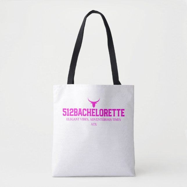 512Bachelorette Party Tote | Girls Trip Bag  (Front)