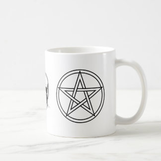 512px-Pentacle_3_svg, 512px-Pentacle_3_svg, skulla Coffee Mug