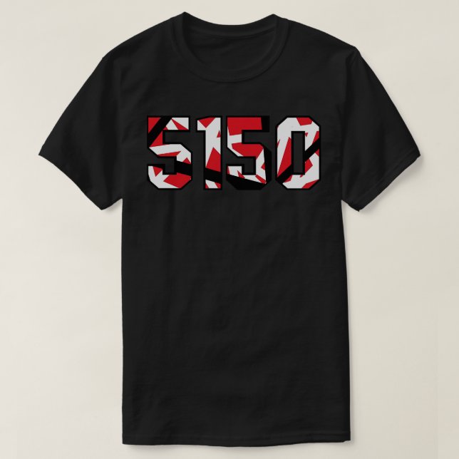 5150 E V H Guitar Inspired Illustration Tapestry T-Shirt (Design Front)
