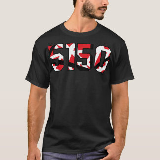 5150 E V H Guitar Inspired Illustration Tapestry T-Shirt