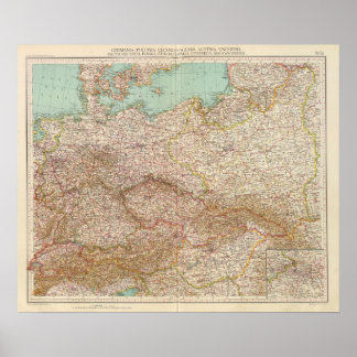 5152 Germany, Poland, Czechoslovakia Poster