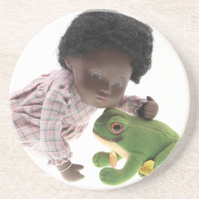 519 Sasha Cara Black Baby Bierdeckel Coaster (Front)