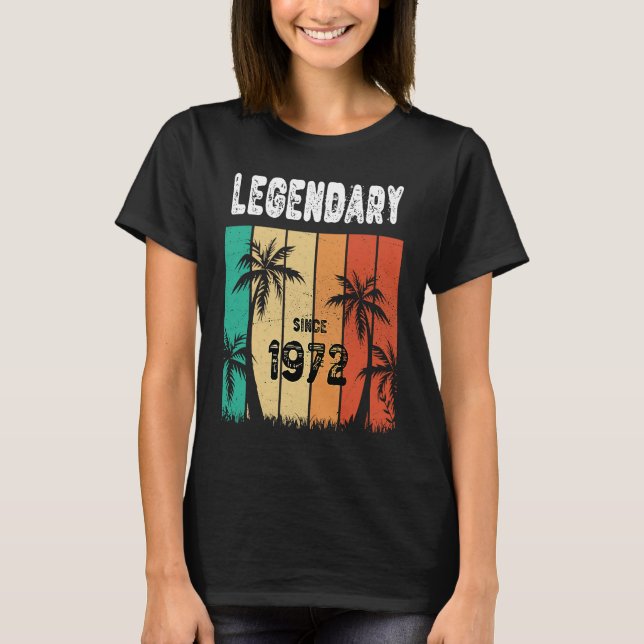 51 Birthday 1972 Birthday  for Men and Women T-Shirt (Front)