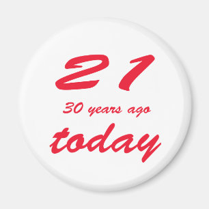 51 birthday magnet