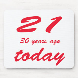 51 birthday mouse mat