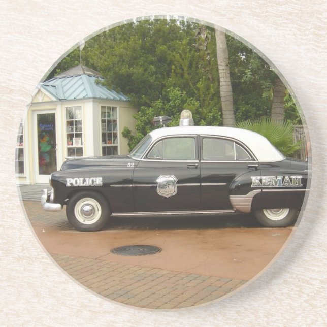 '51 Chevrolet Police Car Coaster (Front)