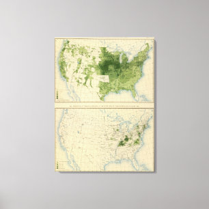 51 Grains, tobacco 1890 Canvas Print