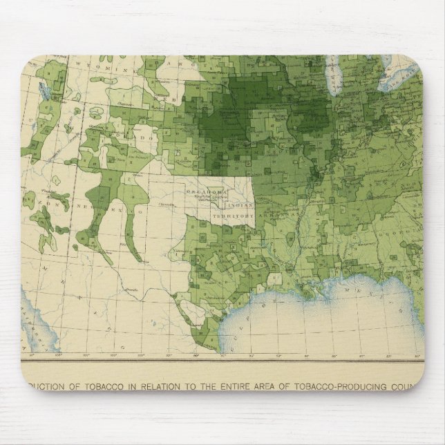 51 Grains, tobacco 1890 Mouse Mat (Front)