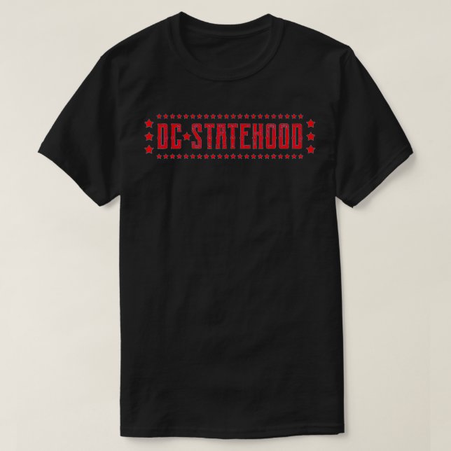 51 Star American Flag DC Washington DC 51st State  T-Shirt (Design Front)