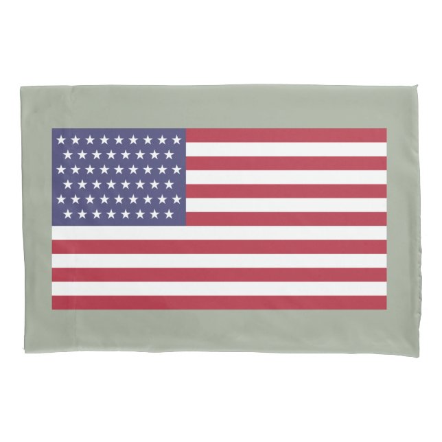 51 Star Flag of the United States of America (USA) Pillowcase (Front-Left)