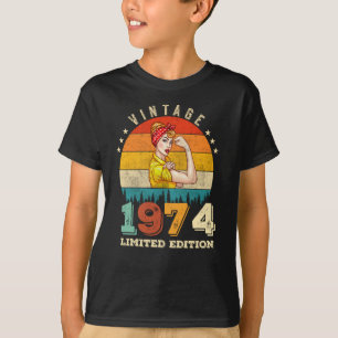 51 Year Old Bday 1974 Vintage 51st Birthday Women T-Shirt