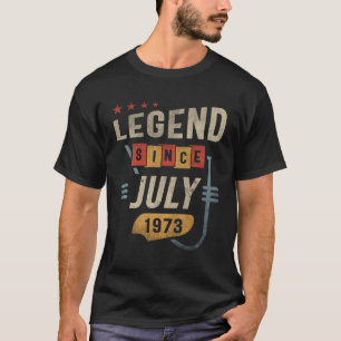 51 Years Old Legend Since July 1973 51st Birthday T-Shirt