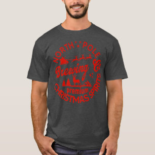 51AM North Pole Brewing Co Christmas Pajama Merry T-Shirt