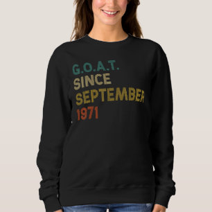 51st Birthday 51 Years Old Goat Since September 19 Sweatshirt