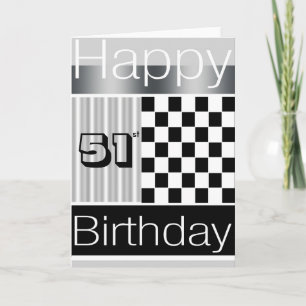 51st Birthday Card