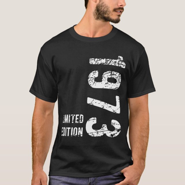 51st Birthday Gift 1973 Limited Edition 51 Years T-Shirt (Front)