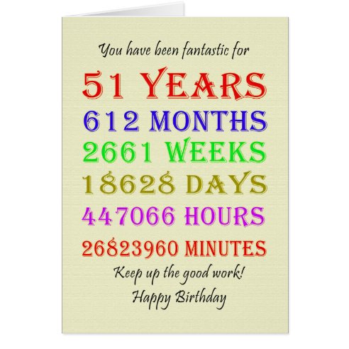 51st Birthday Gifts & Gift Ideas | Zazzle UK