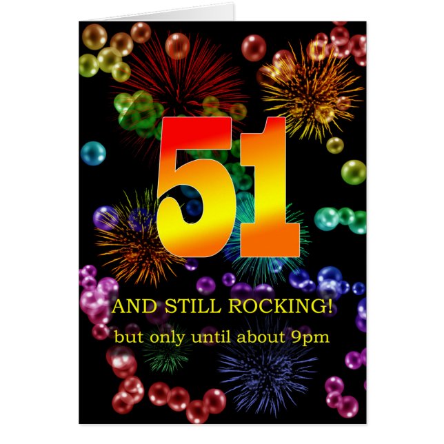 51st Birthday Still Rocking (Front)