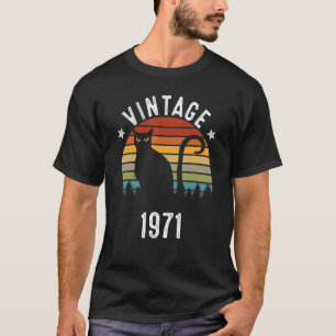 51st birthday Vintage 1971 51 Years Old T-Shirt