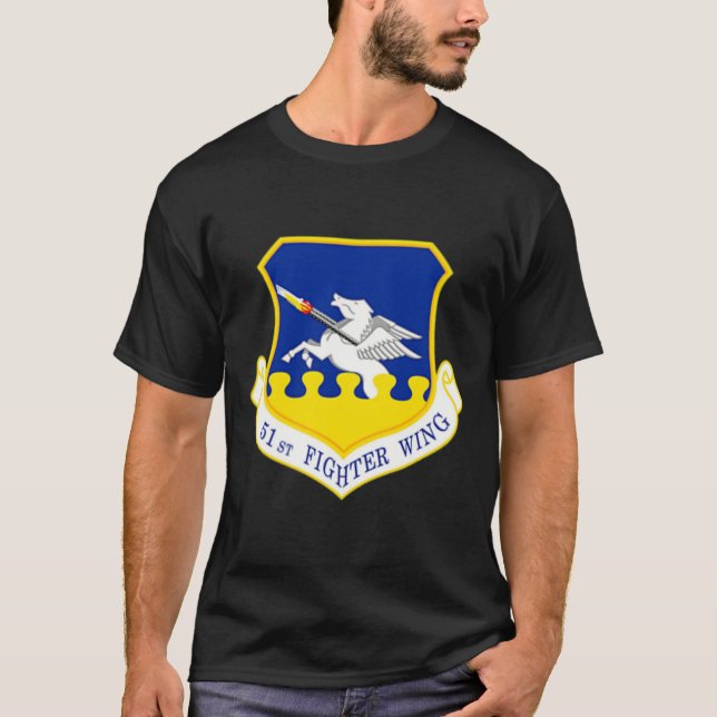 51st Fighter Wing Osan AFB Air Force Military Vete T-Shirt (Front)