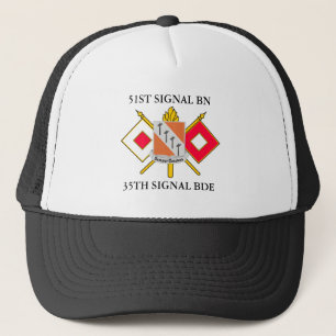 51ST SIGNAL BATTALION 35TH SIGNAL BRIGADE TRUCKER HAT