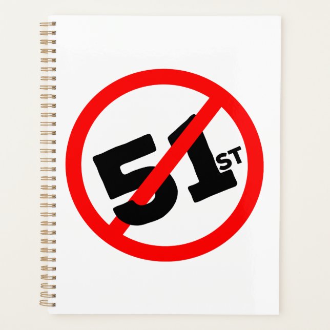 51st State No Way Planner (Front)