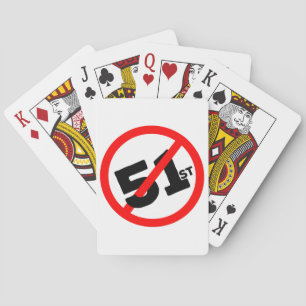 51st State No Way Playing Cards