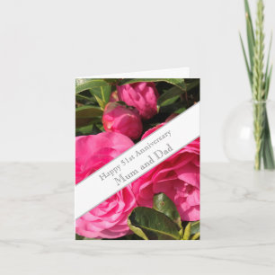 51st Wedding Anniversary Card