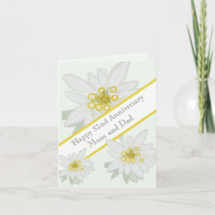 51st Wedding Anniversary Card