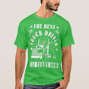 51th Birthday Present Truck Driver 51 Years Trucks T-Shirt
