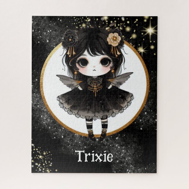 520 Pieces | Goth Girls Kawaii Chibi Cute Custom Jigsaw Puzzle (Vertical)