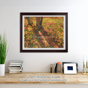 [520] Quiet Beauty – Maple Leaves on Green Moss Jigsaw Puzzle
