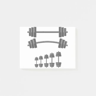 5221Barbells Post-it Notes