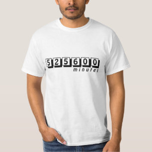 525600 Minutes Mens Shirt